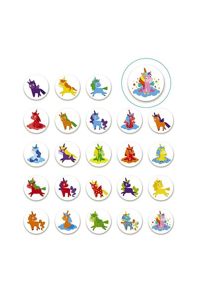dodotoys Joc De Observare Si Rapiditate, Unicorni