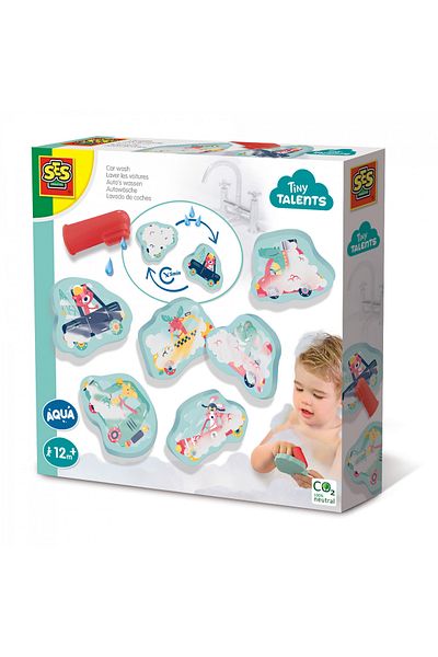 SES Creative Bath Toy - Wash The Cars