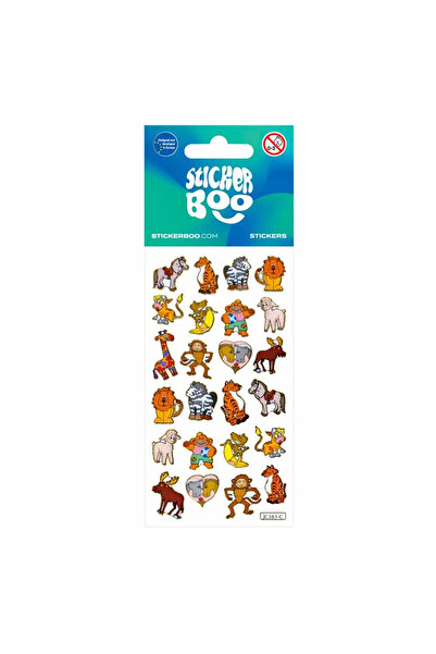 Micostore Animal stickers, animal stickers for children's creative projects