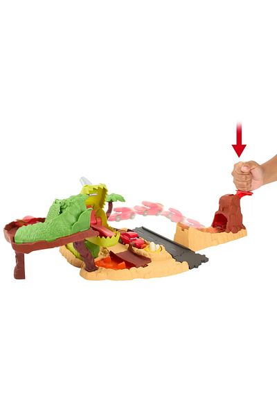 mattel Cars Playset Dino and Cave Lightning McQueen