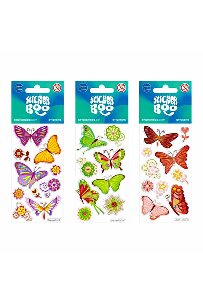 Micostore Butterfly-shaped Stickers