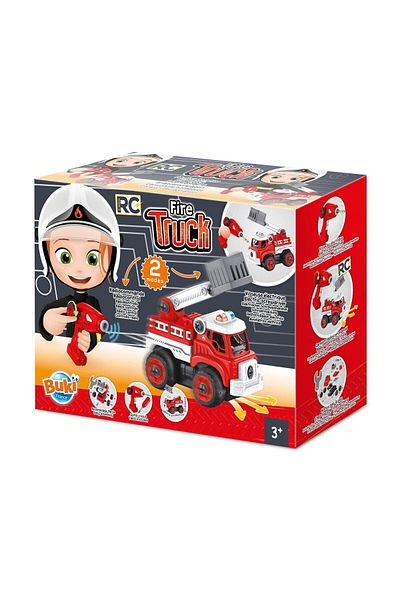 Buki France Screwdriver Construction Set - Remote Control Fire Truck