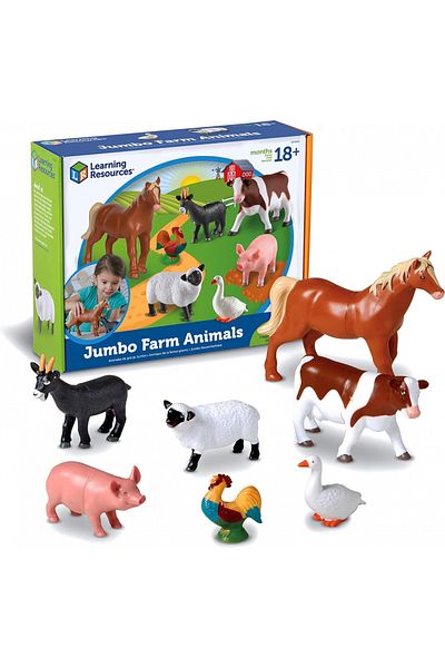 Learning Resources Animale de fermă Jumbo-LER0694