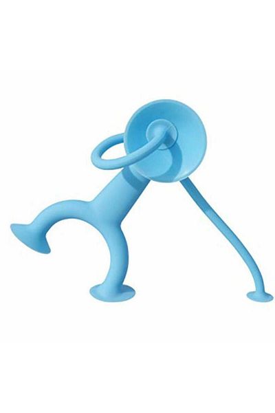 Micostore Flexible Men, Suction Cup Toy, 2 Silicone Rubber Figures