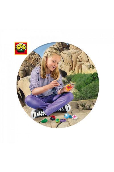 SES Creative Set creativ pentru copii - Pietre de pictat