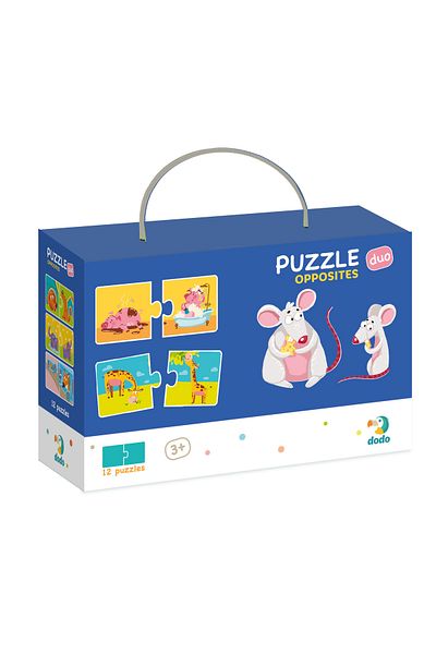 Dodo Duo Puzzle - Opposites (2 PIECES)