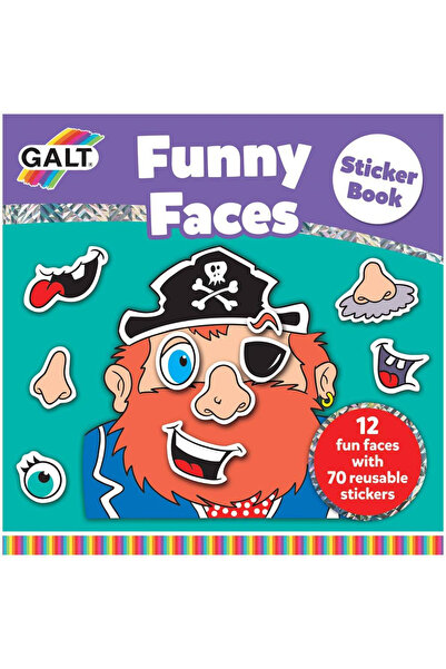 Galt Kniha samolepek s legračními obličeji