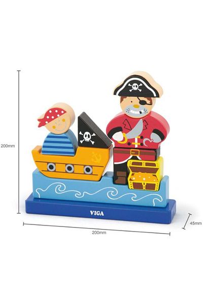 Oyun Terapi Market Vigatoys 3d Puzzle Blok-korsan