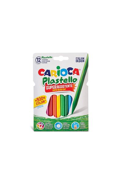 CARIOCA Plastello Plastic Pencils 12/set