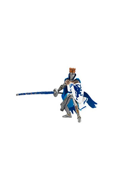 Papo Figurine King With Blue Dragon Coat Of Arms