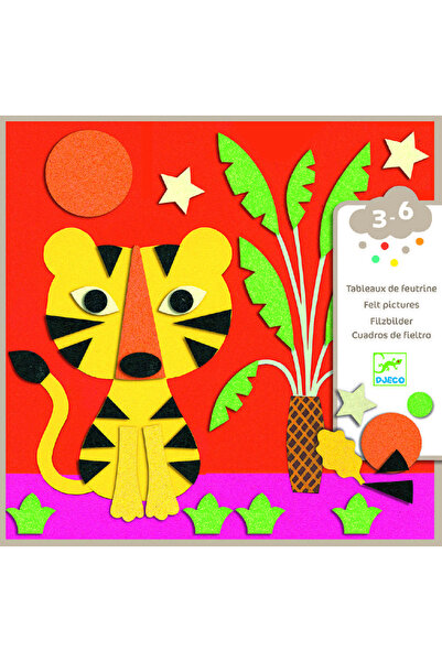 djeco Tablouri Cu Fetru, Activitate De Tip Colaj, Natura,