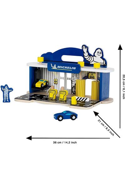 Klein Υπηρεσία πλυσίματος αυτοκινήτων Michelin - Ξύλινο παιχνίδι ρόλων