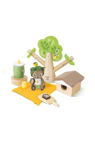 Hape Wooden Toy - Honey Bee Picnic (14 PIECES)