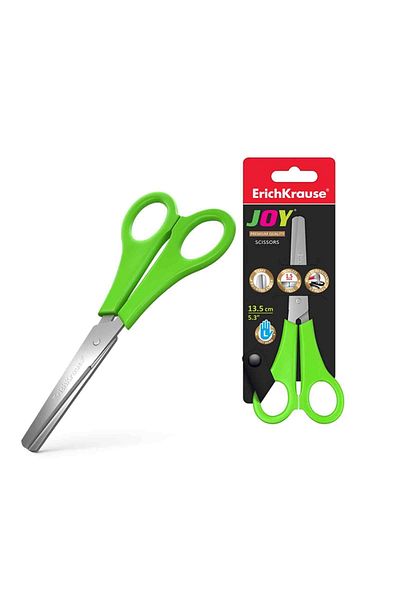 Erich Krause Joy Scissors With Ruler, 13.5cm, For Left-handed People