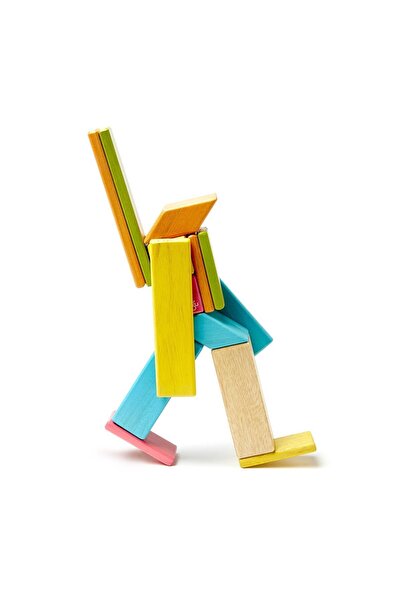 Tegu Tints, set 14 piese din lemn magnetic