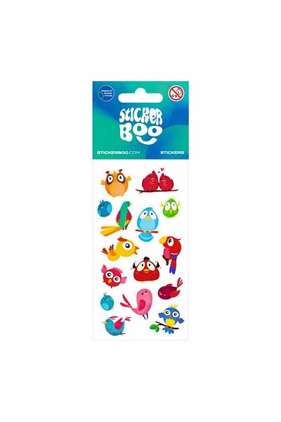 Micostore Funny Bird Stickers, Stickers For Children's Creative Projects