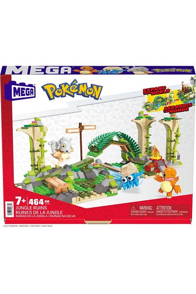 mattel Pokemon Mega Construx Jungle Ruins