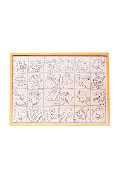Fakopancs Large Wooden Puzzle, Match the Pictures