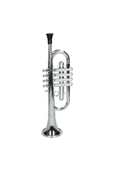 Reig Musicales Trompeta de jucarie din plastic metalizat, 4 note