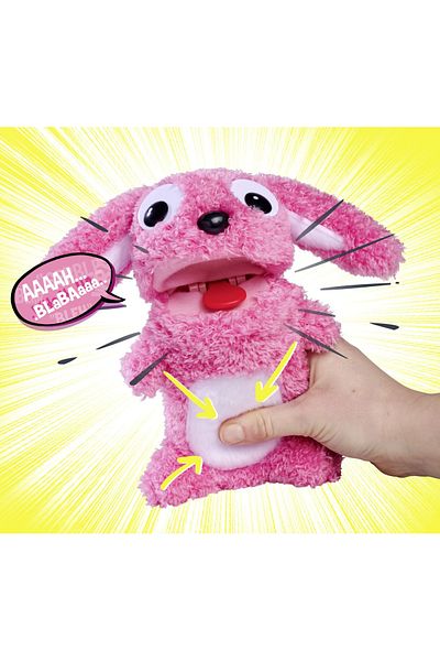 Simba Screamerz Pink Bunny Plush Toy