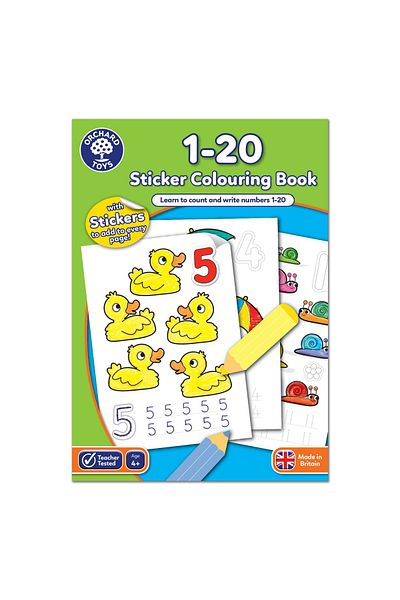 Orchard Toys Coloring Book With English Activities And Stickers 1 - 20