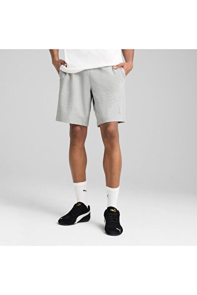Puma Essentials Elevated 9 Inch Erkek Gri Şort 69089704