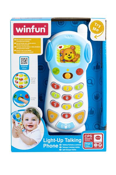 WINFUN Telephone With Sounds And Lights For Babies,