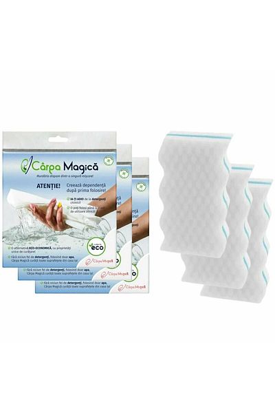 Carpa Magica Pachet 3 x Carpa Magica si 3 x Burete Magic