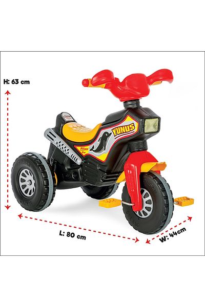 PİLSAN Pilsan Yunus Black Tricycle