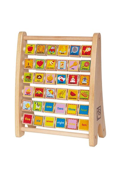 Hape Άβακας με μοτίβο αλφαβήτου