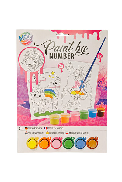 Moxy Set Pictura Pe Numere - Unicorn Si Zana