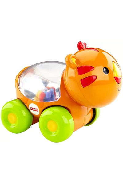 mattel Fisher Price Push and Go Tiger Toy