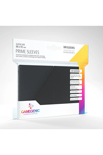 Gamegenic Manșoane - Protecție pentru cărți, Negre