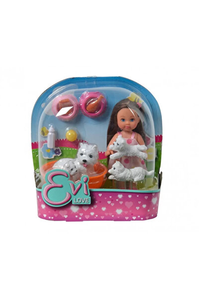 Simba Set Evi Cu Patru Catelusi