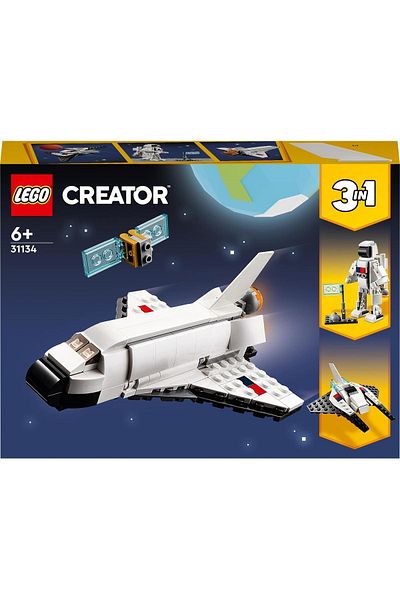 LEGO ® Creator Space Shuttle 31134 - Creative Building Set for Kids Ages 6 and Up (144 Pieces)