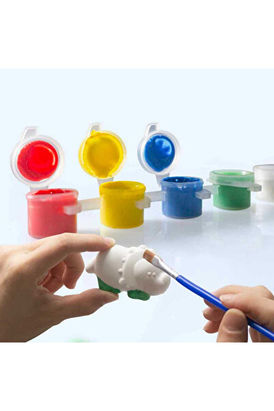 Micostore Wild Animals, Plaster Figurines to Paint for Children, Complete Diy Kit