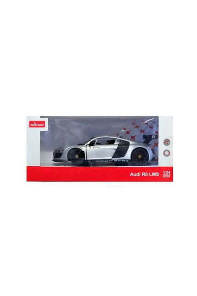 Rastar Audi R8 Silver Diecast Car 1 To 24 Scale