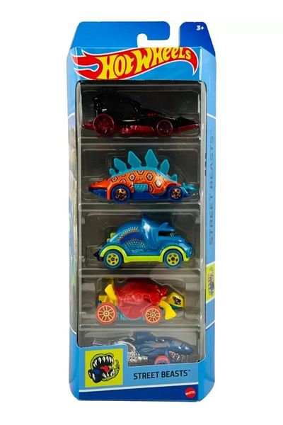 mattel Set 5 Masini Hot Wheels Street Beasts