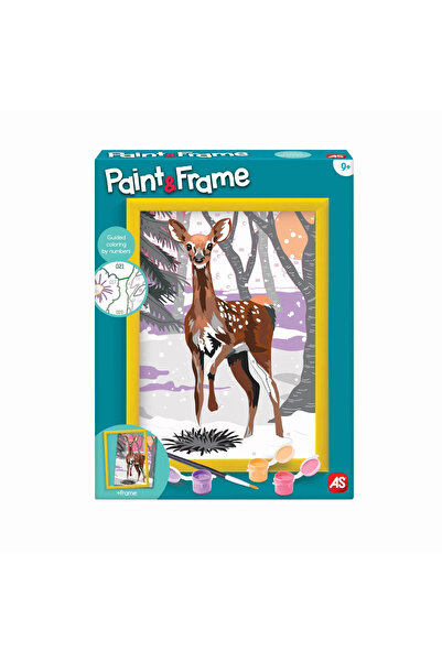 As Picteaza Si Inrameaza Caprioara In Zapada, Set Pictura Pe Numere
