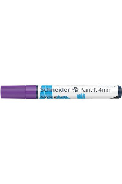 SCHNEIDER Acrylic Paint Marker, Round Tip 4 Mm, Paint-it 320, , 18 Colors
