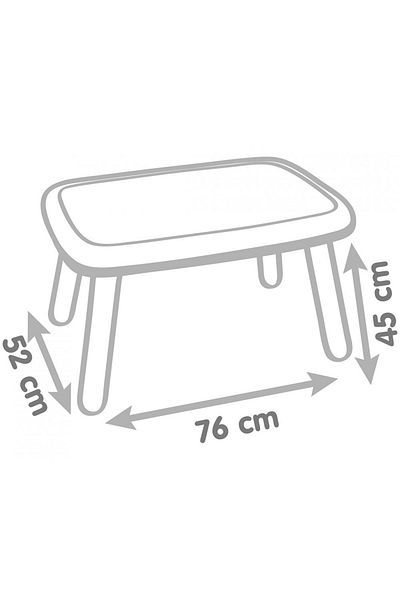 Smoby Children's Table Green