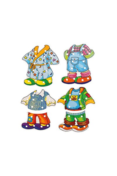 Woody Ξύλινο Παζλ - Ντύστε το Μικρό Αγόρι