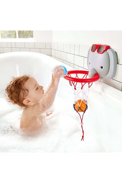 Hape Bath Toy - Elephant Basketball Hoop