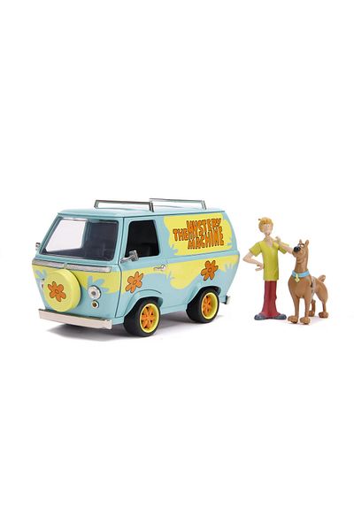 Simba Scooby Doo Mystery Van Set Format Din Dubita Metalica Scara 1:24 Si 2 Figurine Scooby Doo Si Shaggy