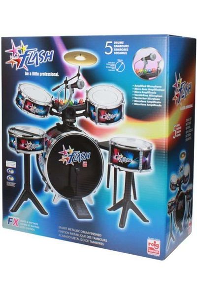 Reig Musicales Set Tobe (BATERIE) Flash, Cu Lumini Si Microfon