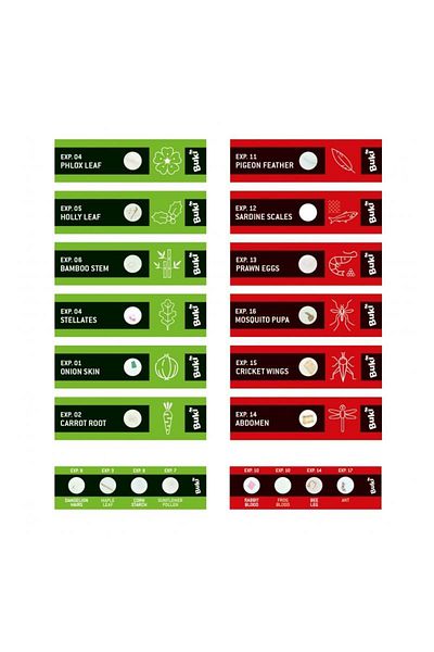 Buki France Microscope Slide Set - 20 Different Samples