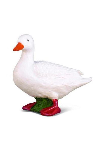 Collecta White Duck Patterned