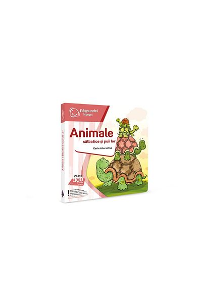 Raspundel Istetel Carte interactivă Animale sălbatice și puii lor