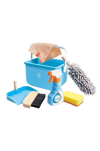 Hape Toy - Cleaning Set With Bucket (7 PIECES)