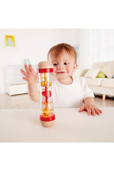 Hape Wooden Toy - Raindrops, Red